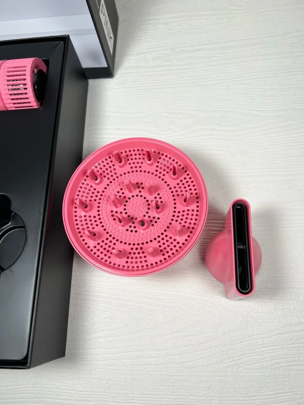 Pink Ionic High Speed Brushless Motor Hair Dryer With Diffuser